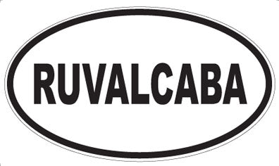 RUVALCABA - Oval Sticker