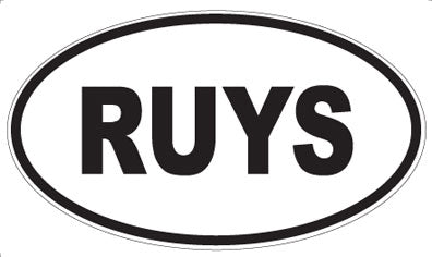 RUYS - Oval Magnet