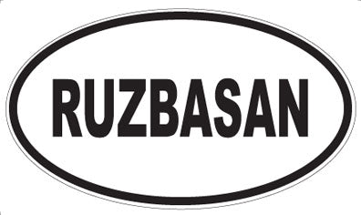 RUZBASAN - Oval Magnet