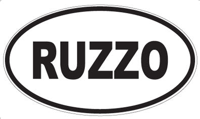 RUZZO - Oval Magnet