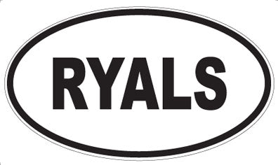 RYALS - Oval Magnet