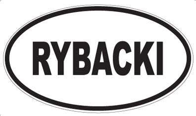 RYBACKI - Oval Magnet