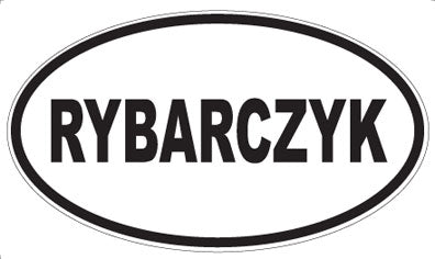 RYBARCZYK - Oval Magnet