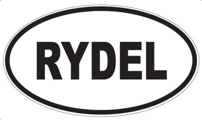 RYDEL - Oval Sticker