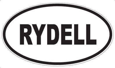 RYDELL - Oval Magnet