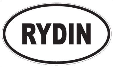 RYDIN - Oval Magnet