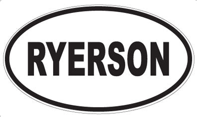 RYERSON - Oval Magnet