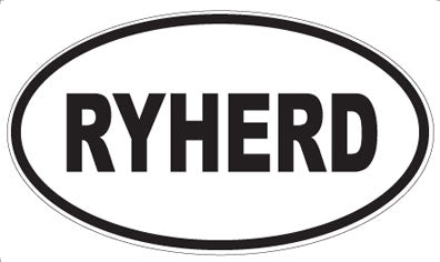 RYHERD - Oval Sticker
