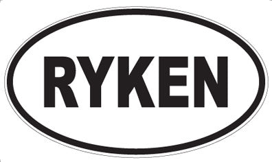 RYKEN - Oval Sticker