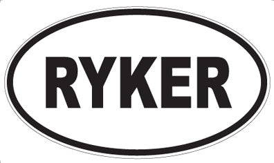 RYKER - Oval Magnet