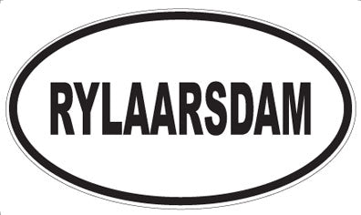 RYLAARSDAM - Oval Magnet
