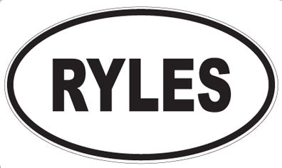 RYLES - Oval Magnet