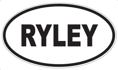 RYLEY - Oval Sticker