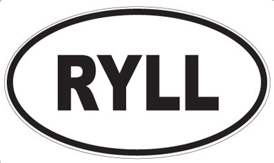 RYLL - Oval Sticker