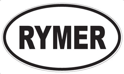RYMER - Oval Sticker