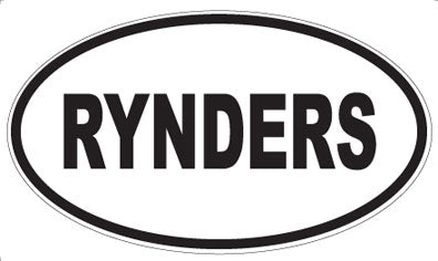 RYNDERS - Oval Magnet