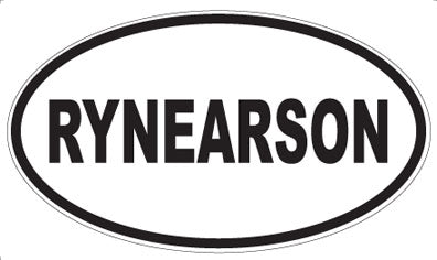 RYNEARSON - Oval Magnet