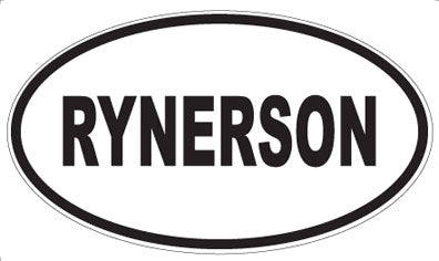RYNERSON - Oval Magnet