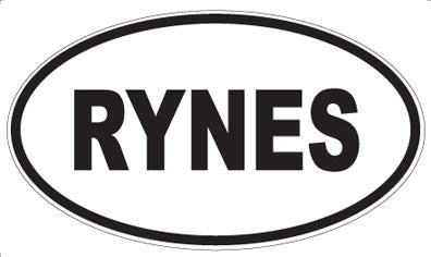 RYNES - Oval Magnet