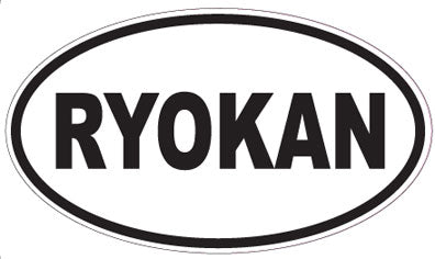RYOKAN - Oval Sticker