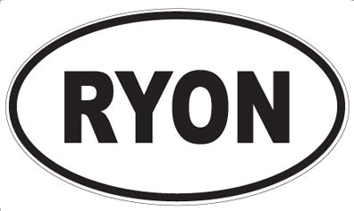 RYON - Oval Magnet