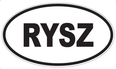 RYSZ - Oval Magnet