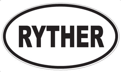 RYTHER - Oval Magnet