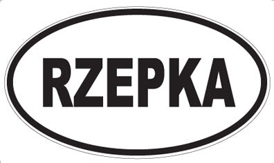 RZEPKA - Oval Magnet