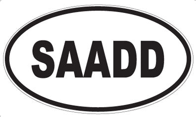 SAADD - Oval Magnet