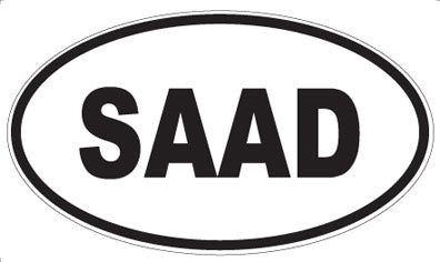 SAAD - Oval Magnet