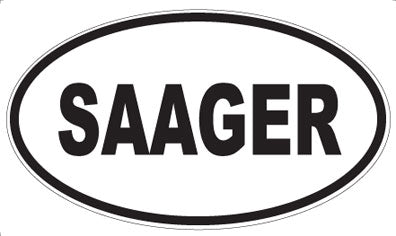 SAAGER - Oval Magnet