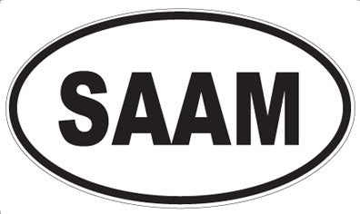 SAAM - Oval Magnet