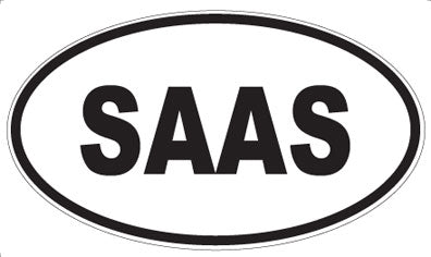 SAAS - Oval Magnet