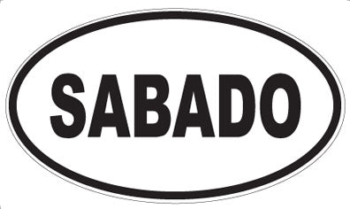 SABADO - Oval Magnet