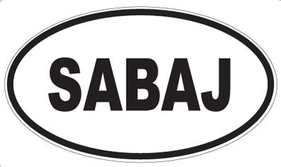 SABAJ - Oval Magnet