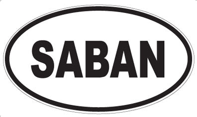 SABAN - Oval Magnet