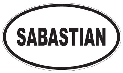 SABASTIAN - Oval Sticker