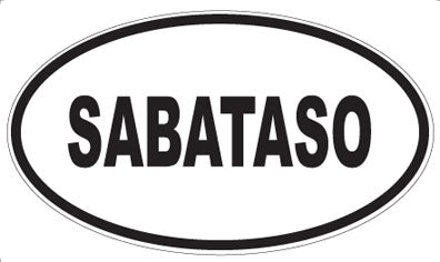 SABATASO - Oval Magnet