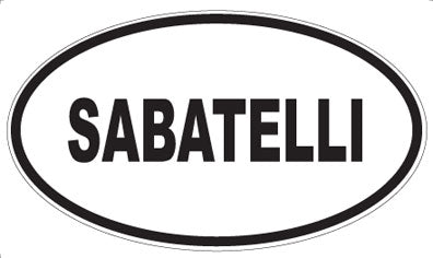 SABATELLI - Oval Magnet