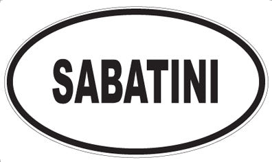 SABATINI - Oval Magnet