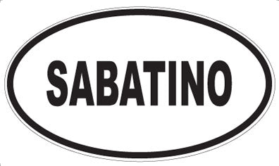 SABATINO - Oval Magnet