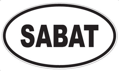 SABAT - Oval Magnet