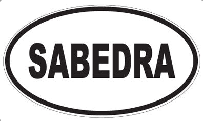 SABEDRA - Oval Sticker