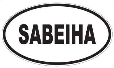 SABEIHA - Oval Sticker