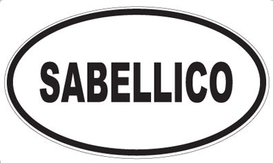 SABELLICO - Oval Sticker