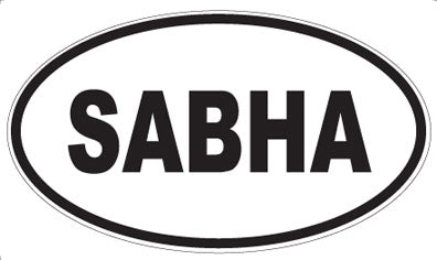 SABHA - Oval Magnet