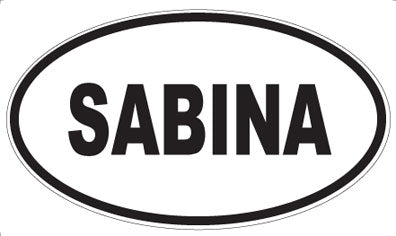 SABINA - Oval Magnet