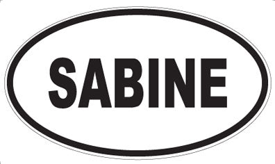 SABINE - Oval Magnet