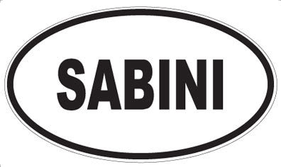 SABINI - Oval Magnet