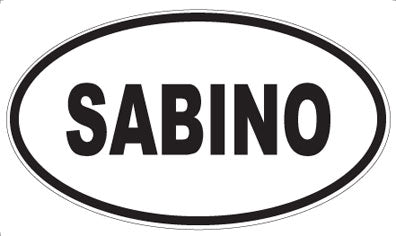 SABINO - Oval Magnet